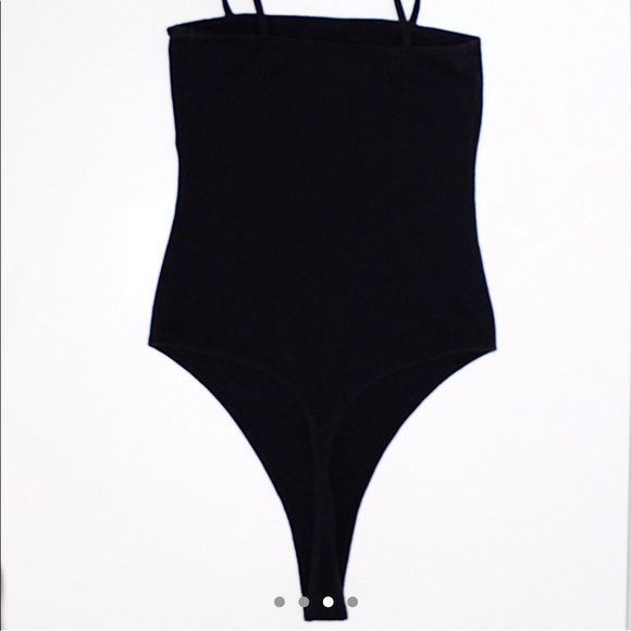 Solid Ribbed Cami Bodysuit - Picture 3 of 4